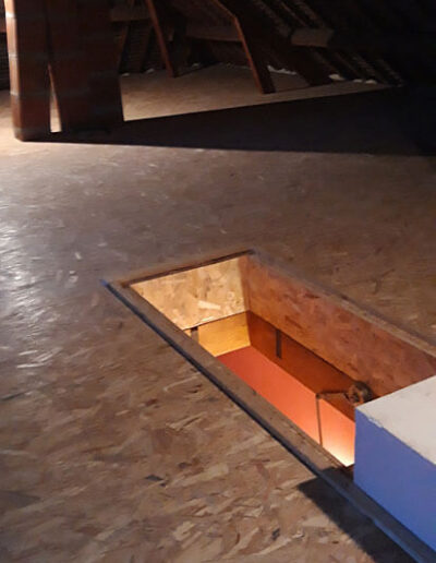 Création d’un plancher avec isolation minérale sur dalle béton